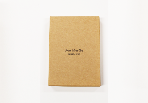 The front of the 'From me to you with love' box